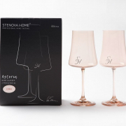 611018 Набор бокалов для вина АСТОРИЯ  КОРАЛЛОВЫЙ/ASTORIA CORAL