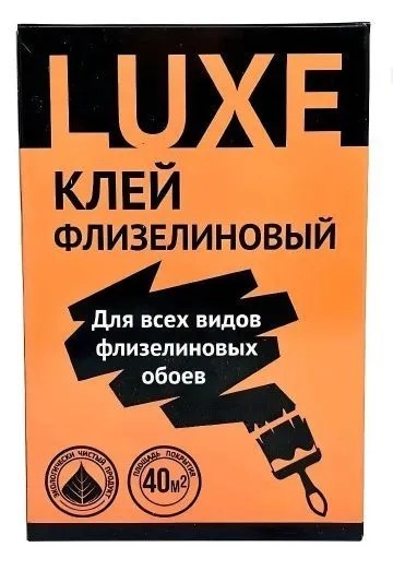 Клей ЛЮКС Премиум для флизелиновых обоев 40м2,  250г фото