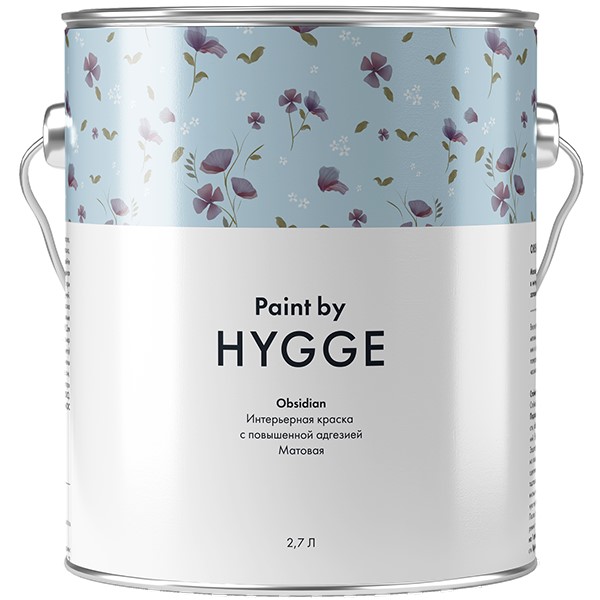 Краска Hygge Обсидиан/Obsidian база A 2.7 л. фото