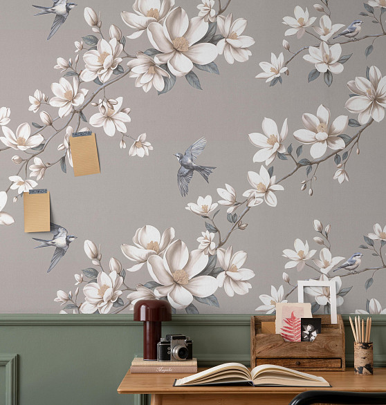 Обои PL72535-28 Магнолия / Magnolia / ПАЛИТРА / обои винил флизелин фото